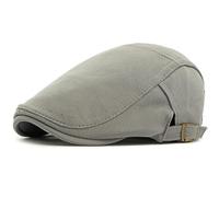 AAIXXIZAO Men'S Beret Hat Mens Berets Women Hat Sun Cap Solid Artist Painter Beret Hat Male Female Flat Cap Adjustable Beret Cap 55-60Cmadjustable 4774Grey
