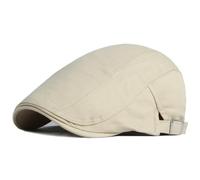 AAIXXIZAO Men'S Beret Hat Sun Hat Caps For Men Women Flat Cap Vintage Artist Painter Beret Hat Male Female Beret Cap 55-60Cmadjustable Style2Beige