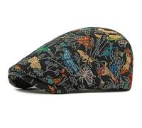 AAIXXIZAO Men'S Beret Hat Women Berets Caps For Women Retro Artist Painter Beret Hat Flat Cap Ladies Butterfly Beret Cap 55-59Cmadjustable Backbuckleblack