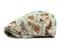 AAIXXIZAO Men'S Beret Hat Women Berets Caps For Women Retro Artist Painter Beret Hat Flat Cap Ladies Butterfly Beret Cap 55-59Cmadjustable Backbucklebeige