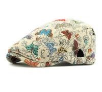 AAIXXIZAO Men'S Beret Hat Women Berets Caps For Women Retro Artist Painter Beret Hat Flat Cap Ladies Butterfly Beret Cap 55-59Cmadjustable Sidebucklebeige