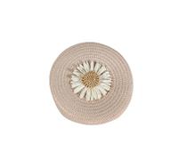 AAIXXIZAO Straw Bag Round Crossbody Shoulder Bag Women Woven Beach Bag For Ladies Rattan Handmade Knitted Small Straw Purse And Handbag 16X6.5X16Cm Pinkaddfloral