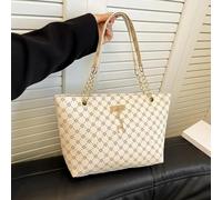 AAIXXIZAO Straw Bag Women Tote Bag Large Capacity Handbag Fashion Printing Shoulder Bag Trendy Shopping Bag Purse White