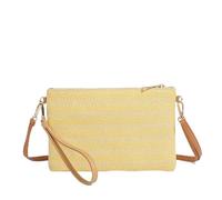 AAIXXIZAO Straw Bag Women'S Basket Weaving Crossbody Bag Ladies Single Shoulder Beach Straw Bag Handbag Fashionable Women'S Tote Yellow