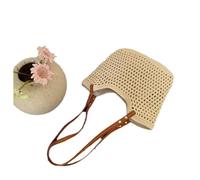 AAIXXIZAO Straw Bag Women'S Versatile Single Shoulder Beach Tote Bag Handwoven Straw Tote Bag Soft Beach Bag For Vacation White1Smallsize