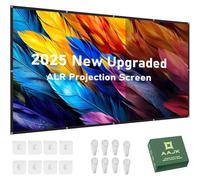 AAJK Alr Outdoor Projector Screen, 4K Movie Projector Screen, 16:9, HD Foldable Anti-Folding Portable Projector, Movie Screen for Home Theater, Outdoor Indoor (80 Inch Pro)
