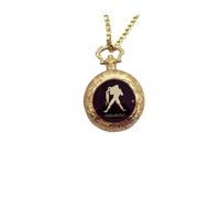 AAKG 12 Constellations Pocket Watch, Twelve Constellations Pocket Watch, Retro Necklace Watch for Men and Women, Retro Pocket Watch, Pocket Watch Box, Aquarius