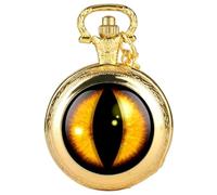 AAKG Vintage Pocket Watch, Pocket Watch for Straight Eyes, Necklace Pendant, Pocket Watch for Men, Pocket Watch for Women, Gold-1