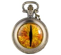 AAKG Vintage Pocket Watch, Pocket Watch for Straight Eyes, Necklace Pendant, Pocket Watch for Men, Pocket Watch for Women, Qinggu-3