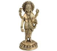 Aakrati Devyom Lord Dhanvantari Brass Statue/Physician of The Gods Lord Dhanvantari 8" (99320)