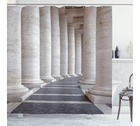 AALAYA Roman Column Shower Curtain, Easy Care Waterproof Polyester 3D Print Roman Style Bath Curtains, Bathroom Shower Curtains Mould Proof Resistant 120 x 180 cm, Includes 8 Hooks