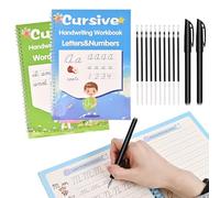 AALGO Grooved Cursive Handwriting Workbook Cursive Workbook for Kids Ages 8-12