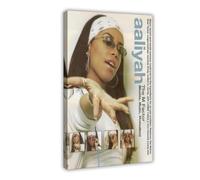 Aaliyah Poster - R’n’B Poster Canvas Poster Bedroom Decor Sports Landscape Office Room Decor Gift Frame-style 08x12inch(20x30cm)