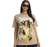 Aaliyah Womens T Shirts - Soft Lightweight Crewneck Graphic Tees Concert Tshirts - Y2k Shirts for Women (Sizes: S-XL), Aaliyah Dune Beige, S
