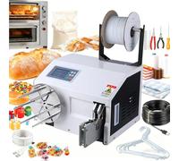 aallwwsso Automatic Twisting Machine, Commercial Bagging Machine, Two-In-One Strapping Machine - Intelligent Induction Bagging, For Bread/Toy Strapping, Strapping Diameter 5-30 Mm TypeB