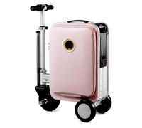 aallwwsso Electric Rideable Suitcase,Luggage Scooter-On Luggage with USB Charging Port - 8-9 Mile Range for Airport Travel & Commuting, TSA Lock, 93.6wh FAA-Approved Removable Battery Pink