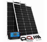 aallwwsso Semi Flexible Solar Panel Kit For Motorhome And Marine Power 200w