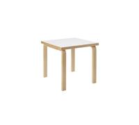 Aalto 80C Square Dining Table White