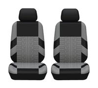 AALXF Car Seat Covers for VW ID.3 (E11 2019-2025 2026), Breathable Auto Cushion Protectors Airbag Compatible Full Set Front Rear Split Bench Interior Accessories SUV,Grey-Front row