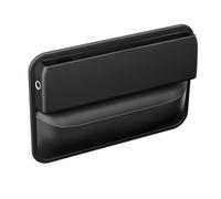 AALXF Car Seat Gap Filler for Mitsubishi Pajero 1982-2021 V60 V70,PU Leather Car Organizer Front Seat Gap Filler,Car Front Seat Side Gap Storage Organizer for Cellphones,Wallet,A-Black