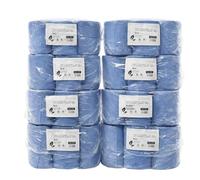 AAM 48 Pack Centre Feed Blue Roll for Kitchen Workshop Restaurants | Environment Friendly Kitchen Roll | Paper Towels | Hygienic Fast Drying Tissue Paper
