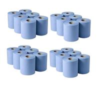 AAM Blue Roll 24 Pack for Kitchen, Workshop, Restaurants | Environment Friendly Kitchen Roll | Paper Towels | Toilet Rolls | Hygienic Fast Drying Tissue Paper