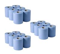 AAM Blue Rolls 18 Pack for Kitchen Workshop Restaurants | Environment Friendly Kitchen Roll | Paper Towels | Toilet Rolls| Hygienic Fast Drying Tissue Paper