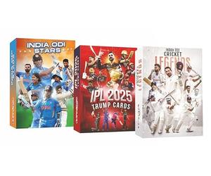 Aamango Indian Cricket Collection (Indian Test Legends + Indian ODI Stars + IPL 2025)