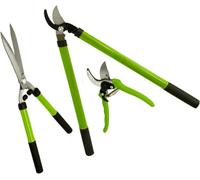 Aamen 3Pc Tree Lopper Shears Secateurs Hedge Cutting Garden Pruning Plier Tool Set