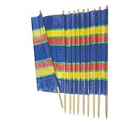 AAMEN 4 5 6 8 10 Wooden Pole Wind Breaks For Camping, Camping Accessories, Windbreaker Beach & Sun Shelter, Wind Breakers Garden Heavy Duty (5Poles(Width: 2.87m Height: 90cm))