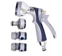 AAMEN 7 Function Spray Gun Set, Pressure Sprayer Suitable for Watering Plants/Washing Cars/Showering Pets, High Pressure Jet to Soft Shower, Heavy-Duty, Robust Tool, Garden Hose Nozzles & Spray Guns
