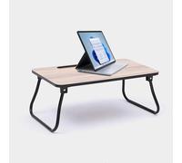 AAMEN Folding Laptop Table Movable Multipurpose Wooden Computer Table