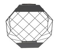 AAMEN Metal Octagonal Wall Planted Solar Lights Outdoor Garden, Solar Garden Lights Octagonal Wall Sconce Planter Outside Lights with Sensor, Garden Lights Solar Powered Waterproof, Wall Lights
