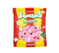 AAMEN Swizzels Squashies Drumstick Plush Toys, Pink, 5 Plushies, Polyester Fibres, Cute Characters
