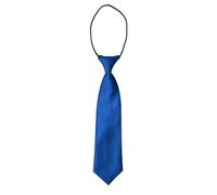 AAMERA Kids Elastic Neckties, Toddlers, Boys, Girls, Preschoolers, Weddings, Birthdays, Graduations, Communions (Royal Blue)