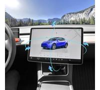 AAMHHM Screen Swivel Mount for Tesla Model Y 2019-2024 & Model 3 2017-2023 Left/Right 30° Up/Down 15° Rotating Four Directions Aluminium Alloy Tesla Screen Rotating Bracket