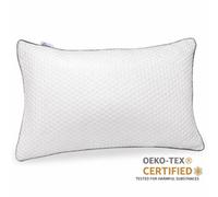 Aamira Premium Orthopaedic Shredded Memory Foam Bed Pillow 70X45Cm, Neck Back & Side Support, Bamboo Washable Cover