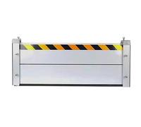 AAMNA Flood Protection Barrier Water, 90/100/120/130/140/150cm Outdoor Garage Doors Flood Protection Barrier, Basement Window Flood Protection Barrier Removal, Permanent,90 * 40cm