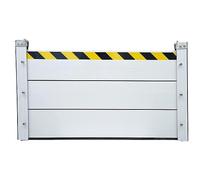 AAMNA Flood protection barrier water, 90/100/120/130/140/150cm outdoor garage doors flood protection barrier, basement window flood protection barrier removal, permanent, 90 x 60cm
