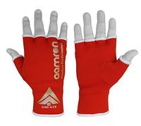 Aamron ® Boxing Fist Hand Inner Gloves Bandages Wraps MMA Muay Thai Punch GIWA2B (Red/White, Large)