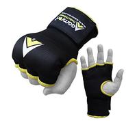 Aamron Gel Boxing Hand Wraps Inner Gloves, Quick 100cm Long Wrist Straps, Padded Fist Hand Protection, Muay Thai MMA Martial Arts Punching Speed Bag Training Bandages, Under Mitts Handwraps