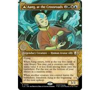 Aang, at the Crossroads // Aang, Destined Savior (Elemental Frame Foil) | Avatar: The Last Airbender
