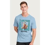 Aang & Momo Montage T-Shirt Avatar: The Last Airbender Light Blue L