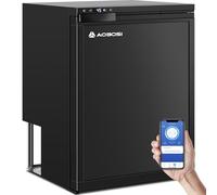AAOBOSI 65L Campervan Fridge, Camping Refrigerator with APP Control, 12V Fridge Freezer for Campervan, Car, Truck, Boat, Motorhome, Travel