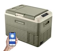 AAOBOSI Car Refrigerator, Compressor Fridge 30L, WIFI APP Control Compressor Fridge, -20~20°C, 12/24V DC 100-240V AC Car Fridge, Low Noise Camping Fridge, Camping, Traveling and Home Using