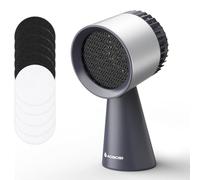 AAOBOSI Desktop Cooker Hood, Mini Household Extractor Fan Kitchen with 3 Wind Speed, Removable and Washable Filter, Large Oil Collection Cup, Portable Extractor Hood for Kitchen,RV,Hot Pot,BBQ