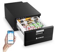 AAOBOSI Drawer Fridge Freezer 31L with APP, -20°C to 20°C, LED Display | camping fridge -20°C to 20°C, APP Control, Dual Zone, 12V 24V, for Car Lorry Campervan Boat