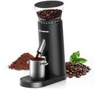 AAOBOSI Electric Coffee Grinder, Burr Coffee Grinder with 60 Precise Grind Setting for Portafilter, Coffee Bean Grinder Electric Cordless for Home Travel and Camping, Rechargeable, Led Control Panel