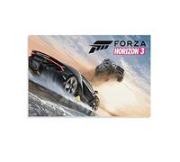 AAOCLO Forza Horizon Poster - Super Racing Car Canvas Prints 3D Decorative Wall Art Giclee Framed & Artwork for Fans Gift Ready Hang in Living Room Bedroom 08x12inch(20x30cm)