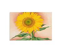 AAOTE A Sunflower from Maggie - by Georgia O'Keeffe Painting Art Posters Poster Painting Canvas Wall Art Living Room Posters Painting 08x12inch(20x30cm)